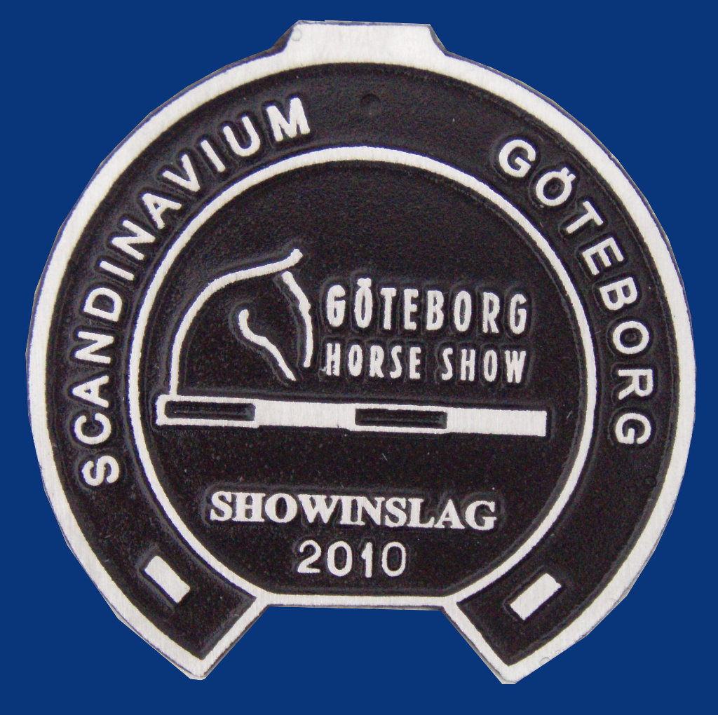 Plakett, göteborg horse show